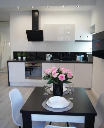 Torun Apartment | Black & White Apartament