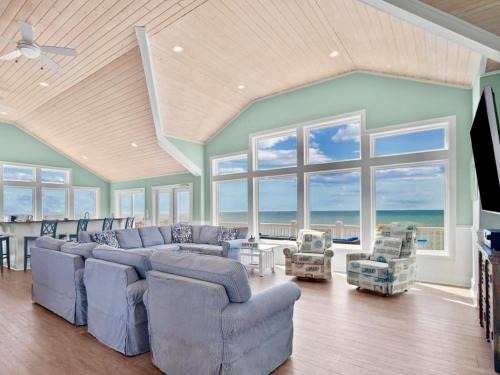Ocean Sound Village House | Blue Haven | Oceanfront| Pool | Hot Tub | North Topsail Beach | Luxury Vacation Rental