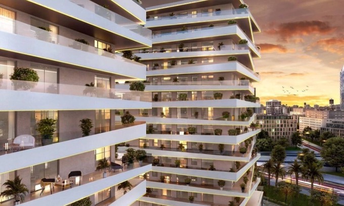Casablanca Apartment | Boasting accommodation with a pool view and a balcony,