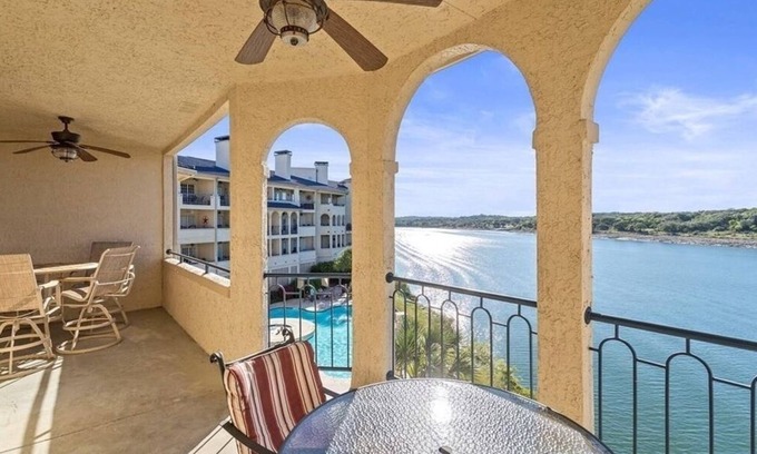 Highland Lake Estates Condo | Breathtaking 2-bedroom Lakefront Resort Type Condo in Lake Travis