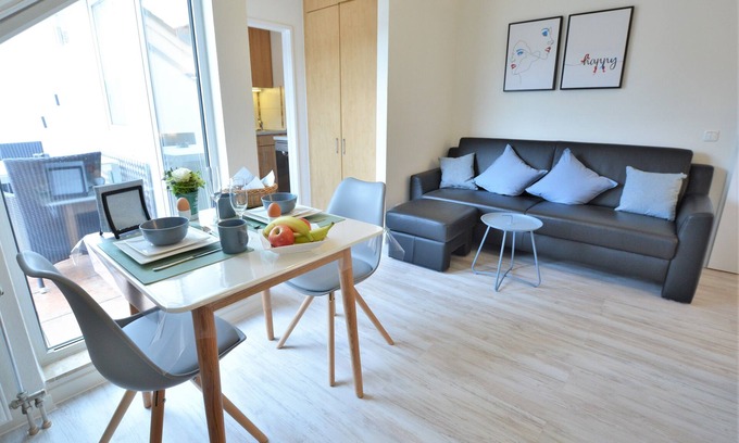 Bad Kreuznach Apartment | Bright and modern 1-room apartment in the spa area of ​Bad Kreuznach
