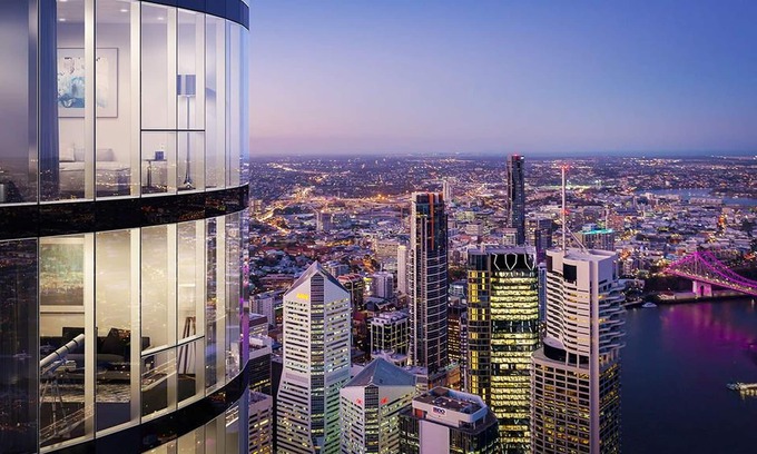 Brisbane Central Business District Apartment | Brisbane Skytower by CLLIX