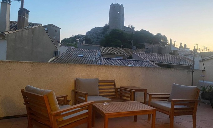 Gruissan House | Bucolic house with the most beautiful view of the Tour Barberousse in Gruissan