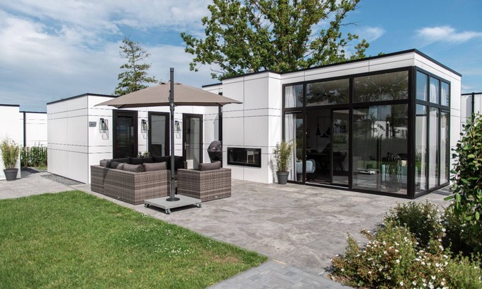Breskens Ski Chalet | Bungalow 100 Schritte vom Aufgang zum Strand entfernt www.strandrausch.nl