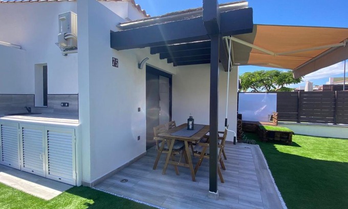 Maspalomas House | Bungalow Maspalomas Golf con jacuzzi, piscina y jardín