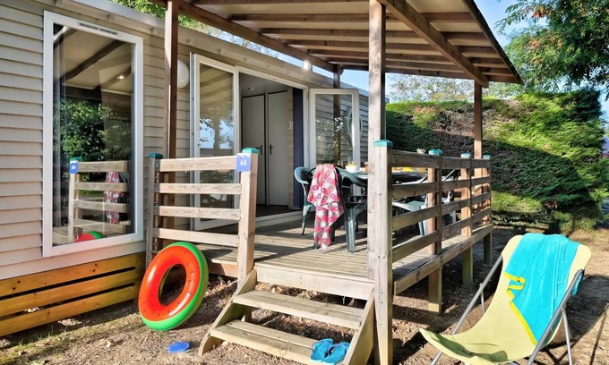 Anneyron House | Camping Flower la Châtaigneraie* - Premium Mobile Home 3 rooms 4/6 people Air-conditioned