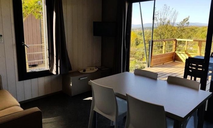 Ruoms House | Camping la Chapoulière **** - 3 room chalet 4 people