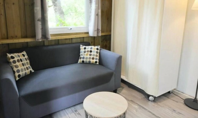 Saint-Jeannet Ski Chalet | Camping Les Cent Chênes**** - 2-room cocoon chalet for 2 people