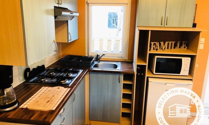 Grayan-Et-L'Hopital House | Camping Les Franquettes **** - Maeva Camping - 3-Room Mobile Home 4 People
