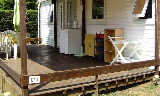 Saint-Paul-en-Born House | Camping maeva Escapades La Clairière **** - Mobile Home Eco 3 Rooms 4 People + TV