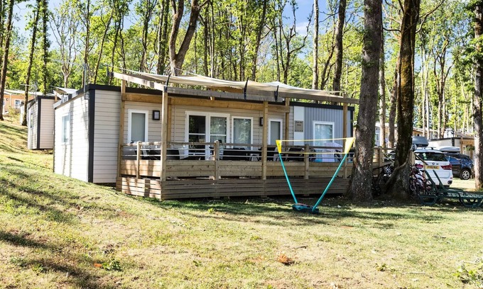 Saint-Avit-de-Vialard House | Campsite Saint Avit Loisirs* - Mobile home Premium 4 rooms 6 adults + 2 children air-conditioned