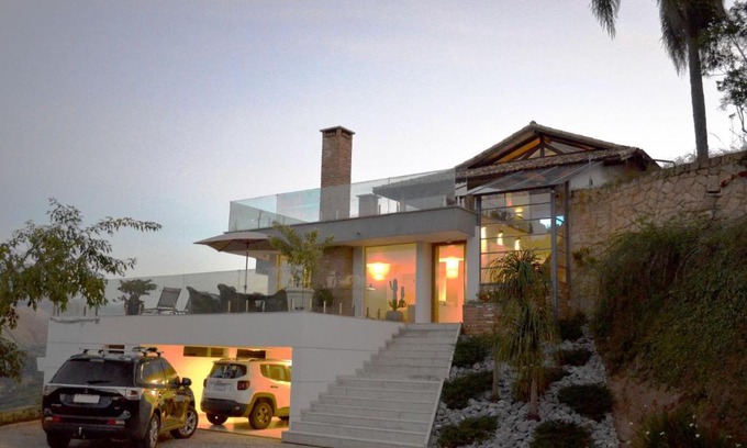 Nogueira House | Casa Bellavista, 4 suítes A/C, Sauna, Vista