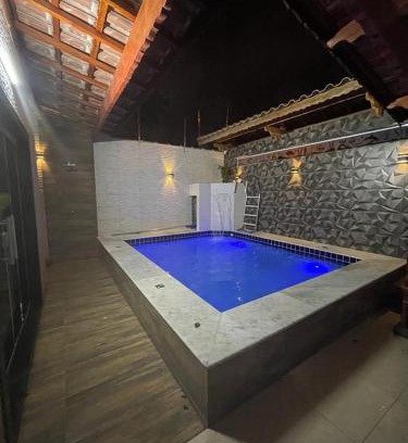 Maracana House | Casa com piscina em praia grande piscina aquecida