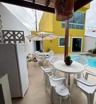 Parafuso House | Casa Completa com piscina, 800m da praia de Jauá