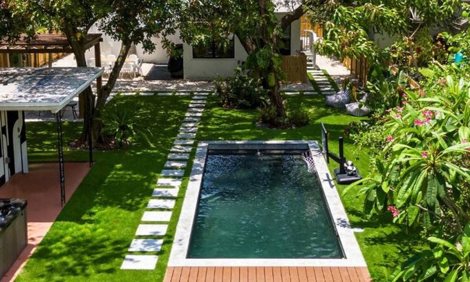 Little Ranches House | Casa Fillmore - Tropical Escape - Pool, Hot Tub, Mini-Golf, BBQ+
