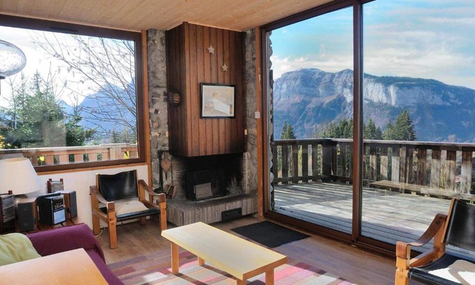 Les Carroz-d'Araches Ski Chalet | Chalet 3 chambres, 8 pers, terrasse sud, proche remontées, équipements complets - FR-1-572-216