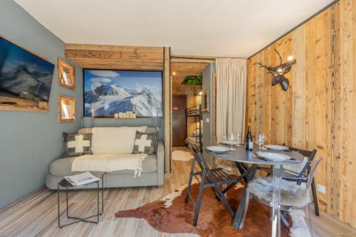Demi-Quartier Apartment | Chalet studio Megève enface des remontées mécaniques et parking gratuit