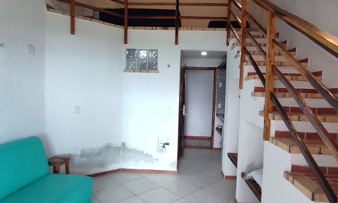 Caponga Apartment | CHALET WITH GARDEN AND BBQ (sea view)