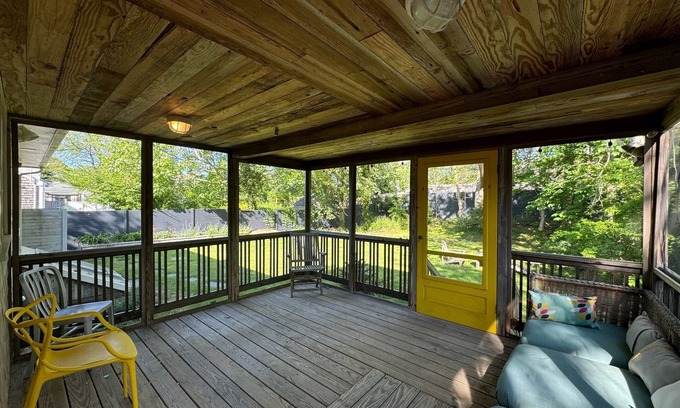 Vineyard Haven Cottage | Charming Cottage with Garden, Screened Porch, Outdoor Shower - Walk to Downtown!