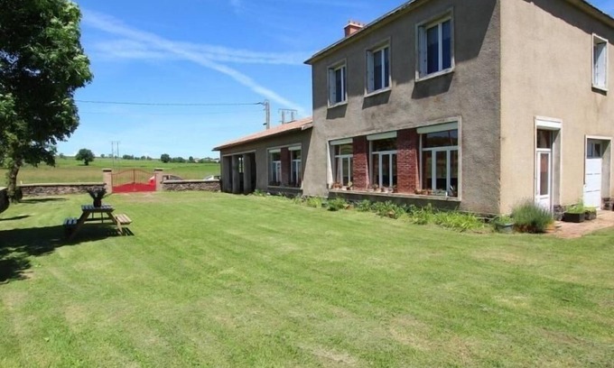 Le Brignon Cottage | Charming Old Schoolhouse: 3BR, Scenic Views, Near Loire Gorges, Pet Friendly