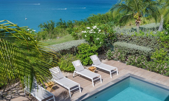 Grand Case Villa | Chez Paulette: Heated pool, sunset view, walking distance to the beach