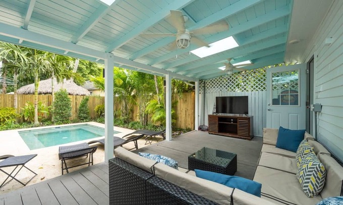 Downtown House | Coconut Palm by Brightwild Island Home w Pool