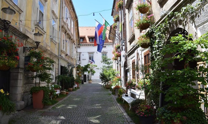 Ljubljana City Centre Apartment | Codelli Deluxe Unique Fresko Apartments