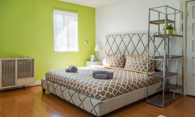 Pico-Union House | Comfortable spacious room in L.A. with a King Bed