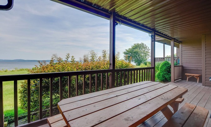 Newport Center Condo | Community Boat Dock: Lake Memphremagog Condo!