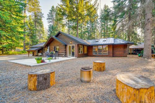 Cle Elum House | Contemporary Log Cabin Near Cle Elum Lake!