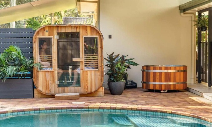 Coolum Beach House | Coolum Family Hideaway with Pool, Sauna & Ice Bath