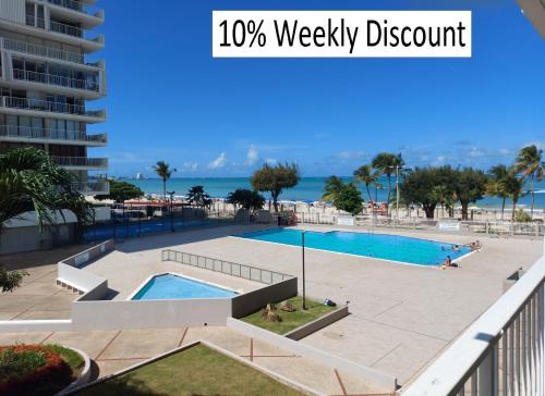 Isla Verde Apartment | Coral Beach Isla Verde Beach Front Large 1 Bedroom Apt 208 Tower 1