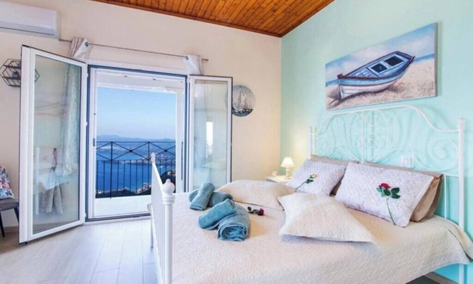 Spartylas House | CORFU SIGHT BLUE HOUSE nbreathtaking view