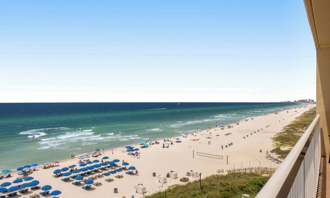 Lower Grand Lagoon Condo | Corner Unit Right on the Sand, 2 Lagoon-style Pools, Spectacular Views
