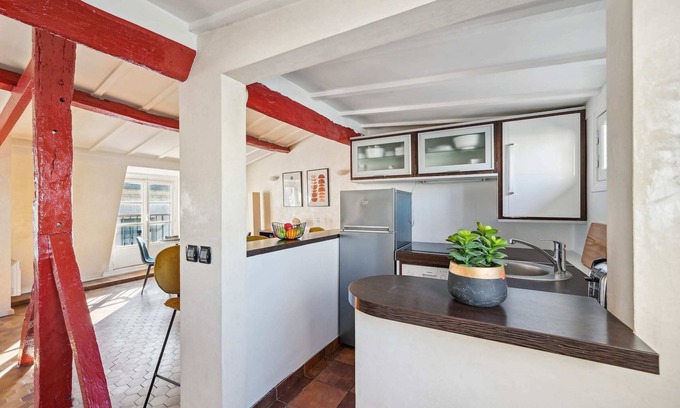 Saint-Victor Apartment | Cosy 2BR Duplex near Sorbonne - Latin Quarter