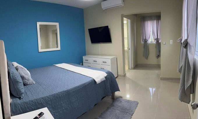 Lope De Vega Condo | Cozy 1-bedroom condo in amazing Andrés with WIFI , AC ,pool and ocean view