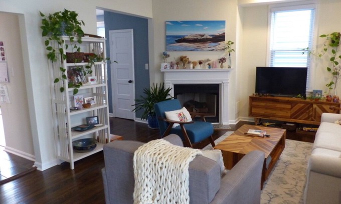 Brookland House | Cozy family home with spacious yard and easy access to Metro.