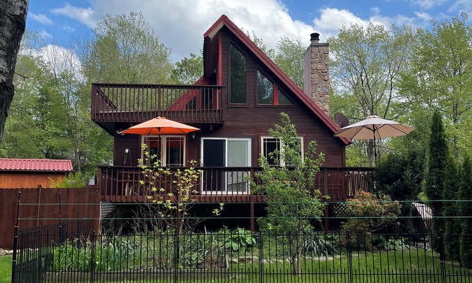 Briar Crest Woods House | Cozy Lake Escape Near Ski Resort, Game Room Fireplace, Pet Friendly, Fenced Yard