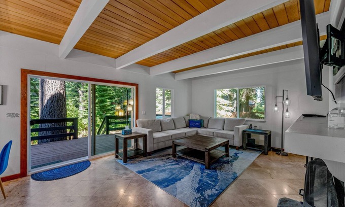 Tahoe Pines House | Creekside Retreat w/Hot Tub, Near Homewood Resort