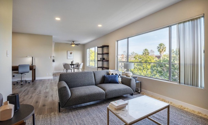 Beverly Hills Apartment | Crisp Beverly Hills 1BR w/Pool, nr. Trader Joes, by Blueground