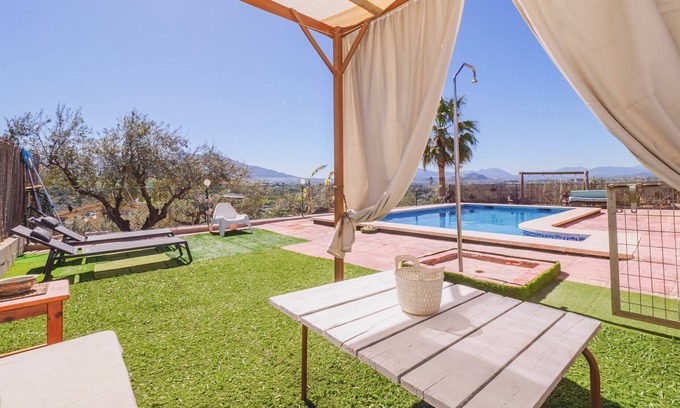 Cartama Cottage | Cubo's Casa Peña del Cerro View Mountain / private pool / free wifi