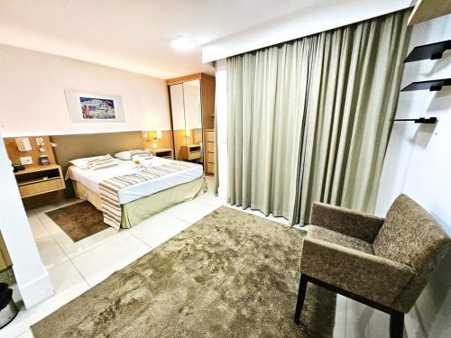 Setor Hoteleiro Norte Apartment | Cullinan 1017E · Hotel Cullinan Luxury Premium com varanda
