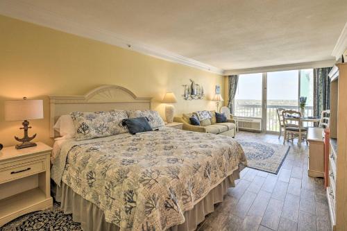 Ortona Park Apartment | Daytona Beach Resort Studio with Ocean View and Pools!