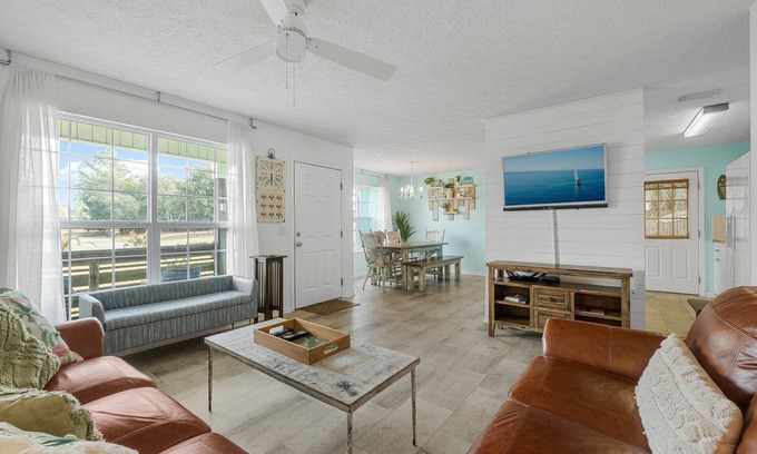 Kiska Beach House | Deja Blue Beach House - West End PCB - Golf Cart included!