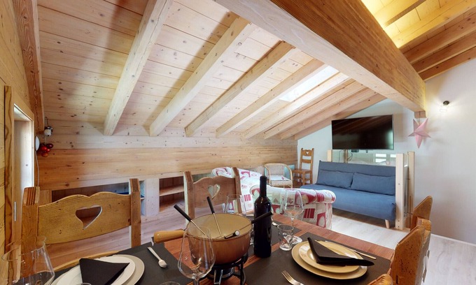 Iserables Apartment | Des Alpes (001) - ON THE SLOPES apartment 6 pers