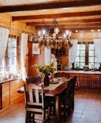 gmina Stezyca House | Dom Zielarki z widokiem na jezioro, sauna, balia