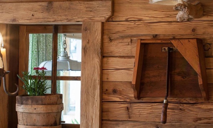 Mittenwald Apartment | Double room West "Almnest" - with shower /toilet - Gröbl-Alm, alpine inn /hotel