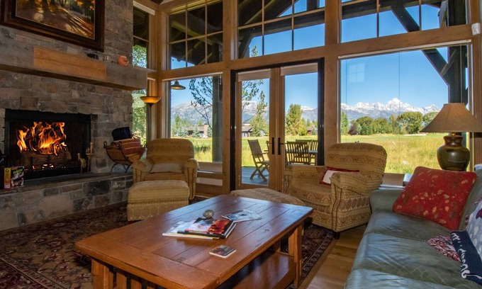 Jackson Hole House | Dramatic Views of Grand Teton National Park at Jackson Hole Golf and Tennis
