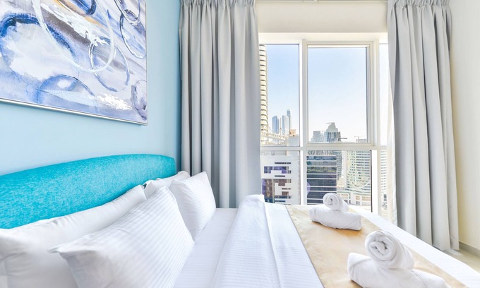 Downtown Dubai Apartment | Dunya Tower - Downtown Luxury - 5 Min Walk To Dubai Mall!