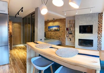 Shevchenkivs'kyi District Apartment | Eco-loft studio in Shevchenkivs'kyi district